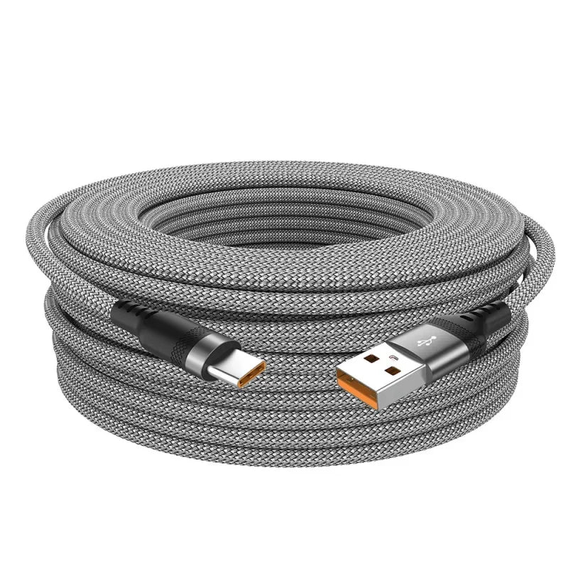 6A Extended USB TYPE-C Cable Braided Data Cable Suitable for Samsung, Huawei,Xiaomi Switch, Sony PS5 TYPE-C 8m,5m,3m,2m,1m Cable